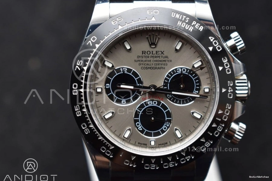 Daytona 1:1 DD Steel Gray 116519 775 Oyster flex Best FlexibleFit Strap Edition VSF 904L Dial on 0901